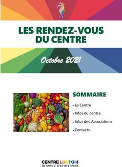 LES RENDEZ-VOUS DU CENTRE - Octobre 2021 - Centre LGBT Paris