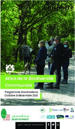 Atlas de la Biodiversit&eacute; Communale - Programme d'animations Octobre &agrave; d&eacute;cembre 2021 - Parc naturel r&eacute;gional de ...