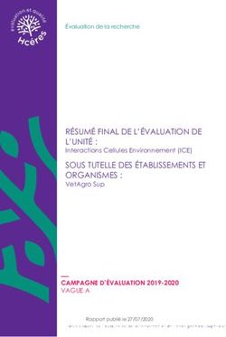 R&Eacute;SUM&Eacute; FINAL DE L'&Eacute;VALUATION DE L'UNIT&Eacute; : Interactions Cellules Environnement (ICE) - Hc&eacute;res