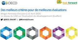 Des meilleurs critères pour de meilleures évaluations - Megan Kennedy-Chouane 22 Avril 2020 Le réseau du CAD sur l'évaluation du développement ...