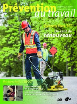 Renouveau Grands Prix SST - Recherche l'IRSST - Prévention au travail