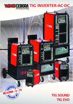 TIG InverTer-AC-DC - TIG sounD