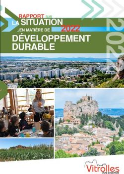 Développement duRable - la situation en matière de 2022 - Vitrolles