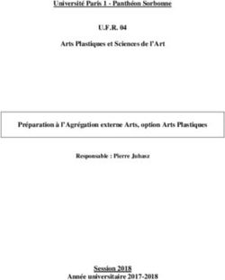 Université Paris 1 - Panthéon Sorbonne - U.F.R. 04 Arts Plastiques et Sciences de l'Art Préparation à l'Agrégation externe Arts, option Arts ...