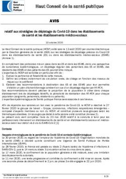 Haut Conseil de la santé publique - AVIS relatif aux stratégies de dépistage du Covid-19 dans les établissements