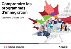 Comprendre les programmes d'immigration - Destination Canada 2018 - Destination ...