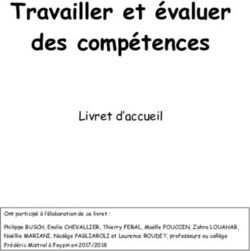 Travailler et évaluer des compétences - Livret d'accueil - Homeostasie