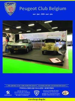 Peugeot Club Belgium mei - juni 2020 - mai - juin - BCOP-CBAP