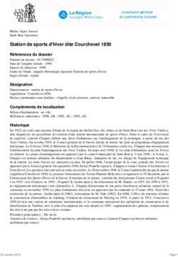 Station de sports d'hiver dite Courchevel 1850 - Inventaire ...