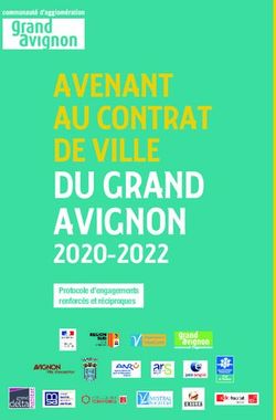 DU GRAND AVIGNON AVENANT AU CONTRAT DE VILLE - Protocole d'engagements renforc&eacute;s et r&eacute;ciproques