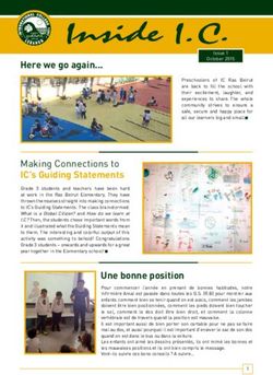 Making Connections to IC's Guiding Statements