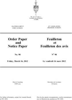 Order Paper - House of ...