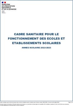 CADRE SANITAIRE POUR LE FONCTIONNEMENT DES ECOLES ET ETABLISSEMENTS SCOLAIRES