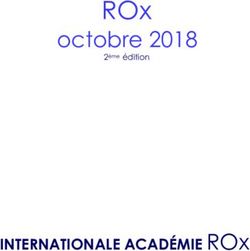 ROx octobre 2018 - INTERNATIONALE ACADÉMIE ROx - Rox-Rouvroy