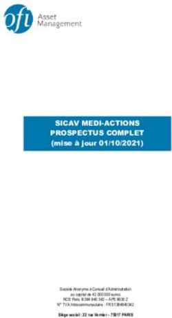 SICAV MEDI-ACTIONS PROSPECTUS COMPLET - (mise à jour 01/10/2021) - Base Geco