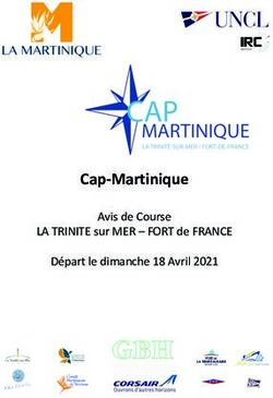 Cap-Martinique Avis de Course LA TRINITE sur MER - FORT de FRANCE D&eacute;part le dimanche 18 Avril 2021 - UNCL