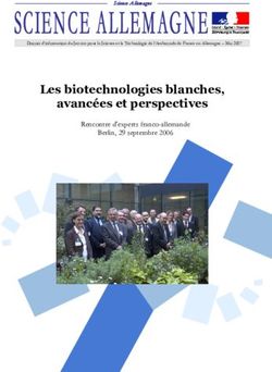 Les biotechnologies blanches, avancées et perspectives - Rencontre d'experts franco-allemande Berlin, 29 septembre 2006
