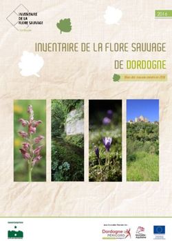 INVENTAIRE DE LA FLORE SAUVAGE DE DORDOGNE 2016 - OBV