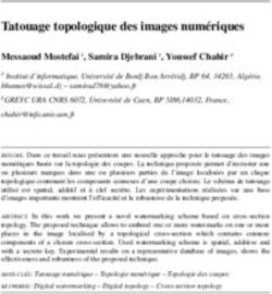 Tatouage topologique des images numériques - Messaoud Mostefai 1, Samira Djebrani 1, Youssef Chahir 2