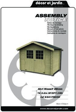 ASSEMBLY NOTICE - Habitat et jardin.com