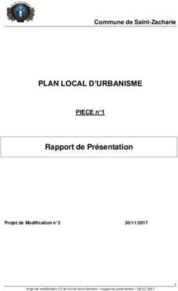PLAN LOCAL D'URBANISME - Rapport de Présentation PIECE n 1 Commune de Saint-Zacharie - Saint ...
