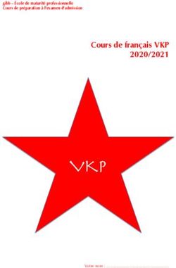 VKP - Cours de français VKP 2020/2021 - gibb
