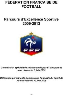 FÉDÉRATION FRANCAISE DE FOOTBALL - Parcours d'Excellence Sportive 2009-2013 - Commission spécialisée relative au dispositif du sport de haut ...