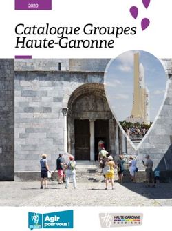 Catalogue Groupes Haute-Garonne 2020 - Haute-Garonne tourisme