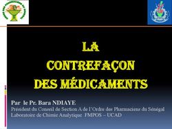 La contrefaçon des Médicaments - Par le Pr. Bara NDIAYE Président du Conseil de Section A de l'Ordre des Pharmaciens du Sénégal Laboratoire de ...