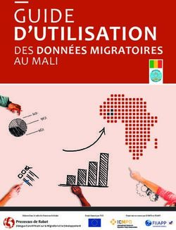 GUIDE D'UTILISATION DES DONNÉES MIGRATOIRES AU MALI - Processus de Rabat - FMM West Africa