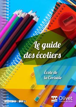 Le guide des &eacute;coliers - &Eacute;cole de la Cerisaie &Eacute;dition 2020-2021 - Olivet