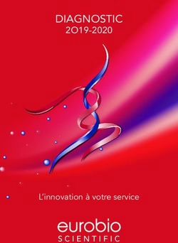 DIAGNOSTIC 2O19-2020 - L'innovation à votre service - Chemie Brunschwig