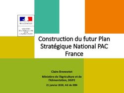 Construction du futur Plan Strat&eacute;gique National PAC France - Claire Brennetot Minist&egrave;re de l'Agriculture et de l'Alimentation, DGPE ...