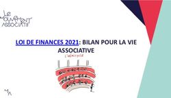 LOI DE FINANCES 2021: BILAN POUR LA VIE ASSOCIATIVE - MOUVEMENT ASSOCIATIF AURA