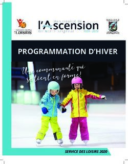 Se tient en forme! PROGRAMMATION D'HIVER - SERVICE DES LOISIRS 2020 - Municipalité ...