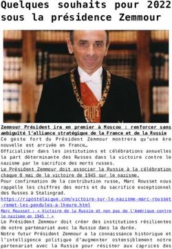 Quelques souhaits pour 2022 sous la pr&eacute;sidence Zemmour