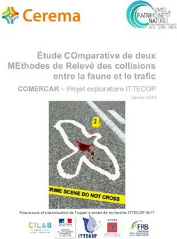 Étude COmparative de deux MEthodes de Relevé des collisions entre la faune et le trafic - COMERCAR - Projet exploratoire ITTECOP Janvier 2019
