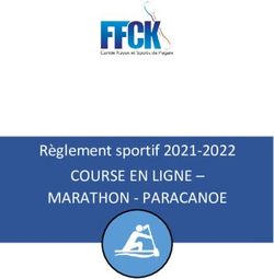 COURSE EN LIGNE - MARATHON - PARACANOE - Règlement sportif 2021-2022 - FFCK