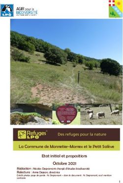 La Commune de Monnetier-Mornex et le Petit Sal&egrave;ve Etat initial et propositions Octobre 2021 - Mairie de Monnetier-Mornex