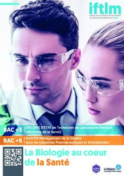 La Biologie au coeur de la Sant&eacute; - DIPL&Ocirc;ME D'&Eacute;TAT de Technicien de Laboratoire M&eacute;dical (Minist&egrave;re de la Sant&eacute;) MASTER Management de la Qualit&eacute; ...