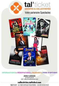 Collectivites.talticket.com - INFORMATIONS R&Eacute;SERVATIONS PACKAGES POSE D'OPTIONS - Tal'ticket Groupes et collectivit&eacute;s