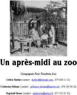 Un apr&egrave;s-midi au zoo Compagnie Post Tenebras Lux - C&eacute;dric Djedje (contact : ; 079.846.11.31).