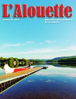 Association des Propriétaires du Lac Sept-Îles - Volume 43 2016