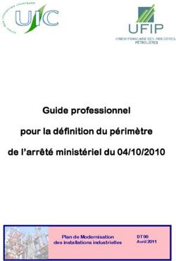 Guide professionnel pour la définition du périmètre de l'arrêté ...