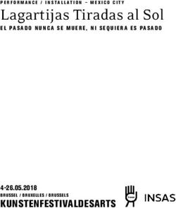 Lagartijas Tiradas al Sol - Kunstenfestivaldesarts