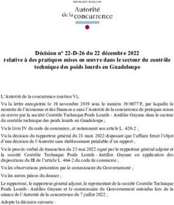 D&eacute;cision n 22-D-26 du 22 d&eacute;cembre 2022 relative &agrave; des pratiques mises en oeuvre dans le secteur du contr&ocirc;le technique des poids lourds en Guadeloupe