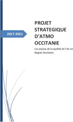 PROJET STRATEGIQUE D'ATMO OCCITANIE 2017-2021