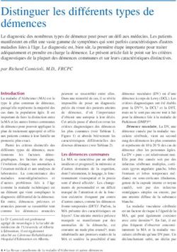 Distinguer les différents types de démences - STA HealthCare ...