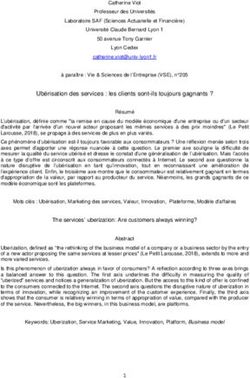 Ubérisation des services : les clients sont-ils toujours gagnants ? - Archive ouverte HAL