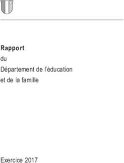 Rapport du Département de l'éducation et de la famille - Exercice 2017 - République et canton de Neuchâtel